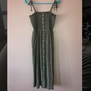 Green beach dress